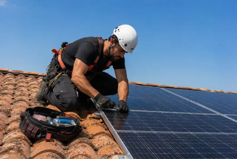 Maintenance et monitoring de panneaux solaires à Chenay