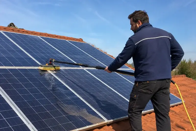 Nettoyage et entretien de panneaux solaires à Chenay